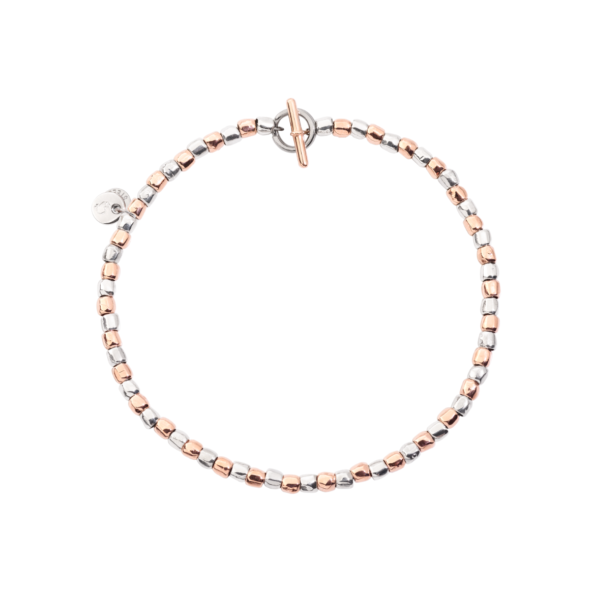 DBC0002_GRANX_G9AMX_010_Dodo_mini-granelli-bracelet-9k-rose-gold-silver-steel.png