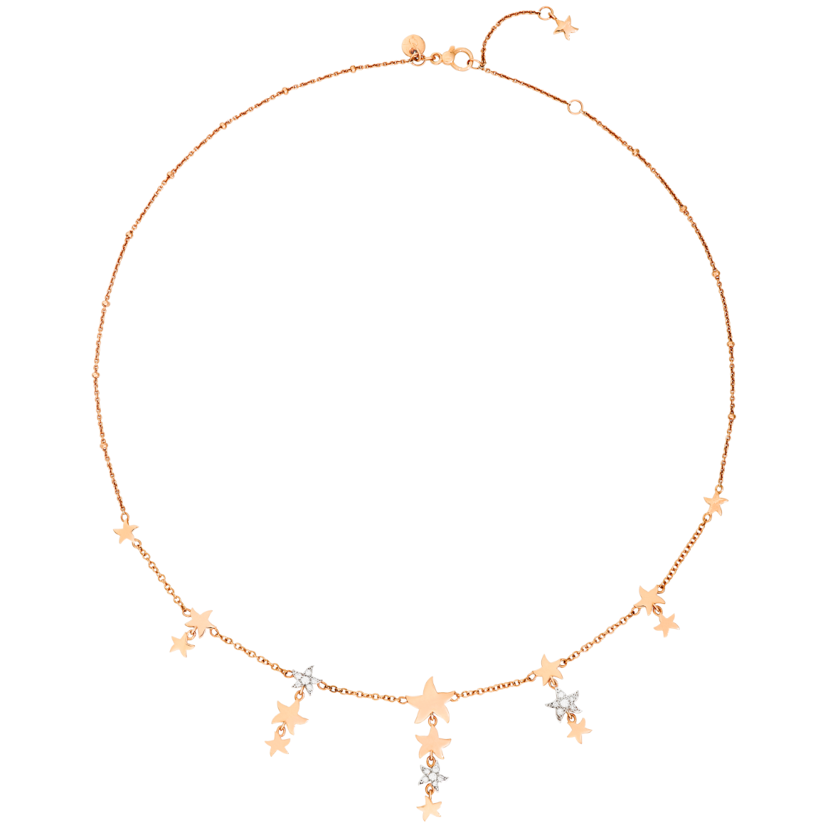 DCC1005_SSTAR_DB09R_010_Dodo_necklace-13-stars-9k-rose-gold-3-stars-9k-rose-gold-18-white-diamonds.png